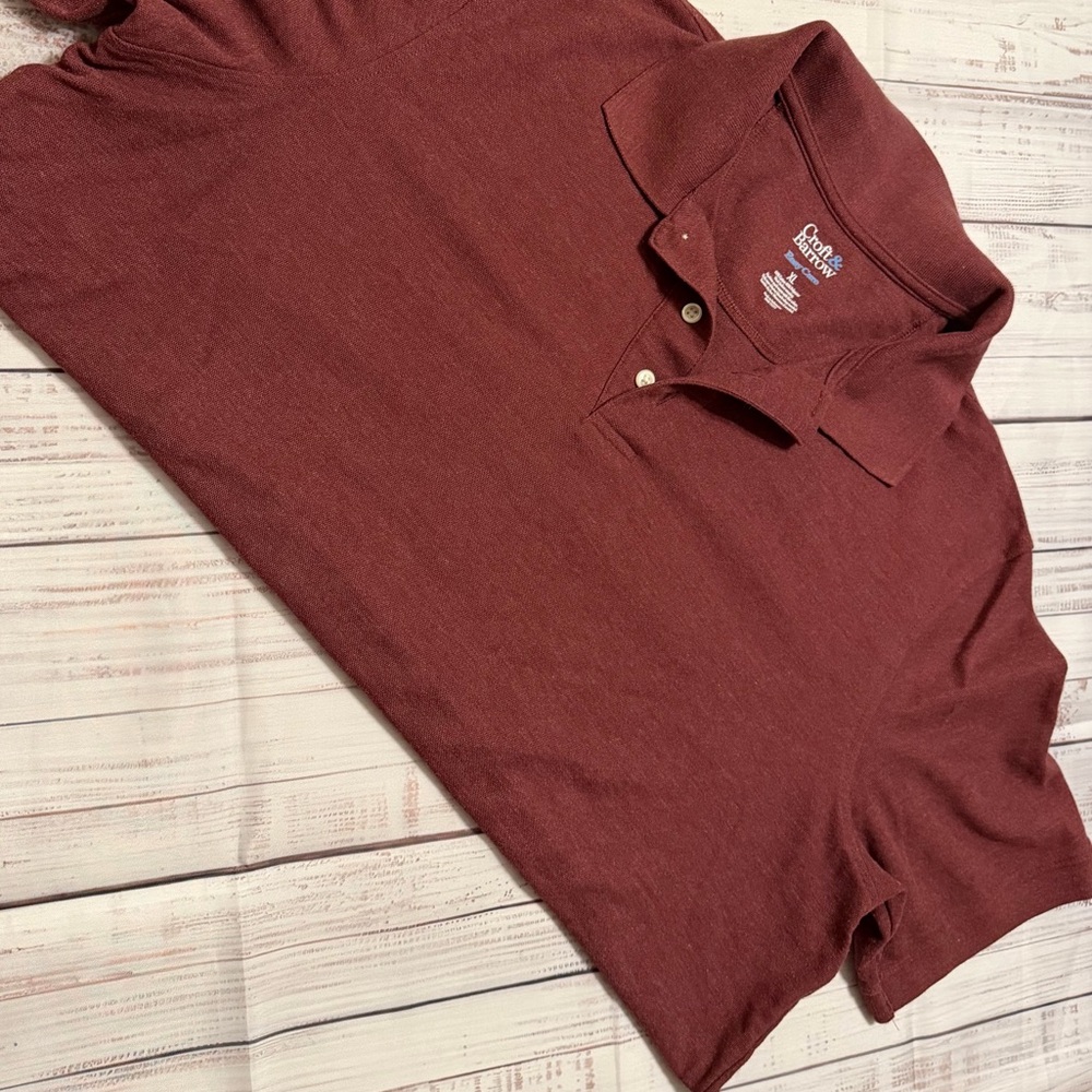 Maroon XL Croft & Barrow Men’s Polo